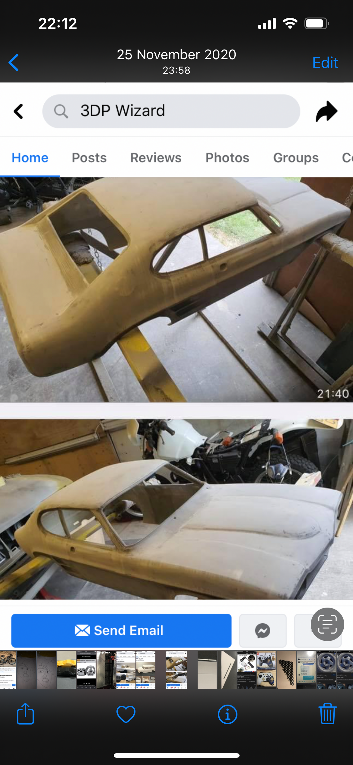Ford Mk1 Capri shell body