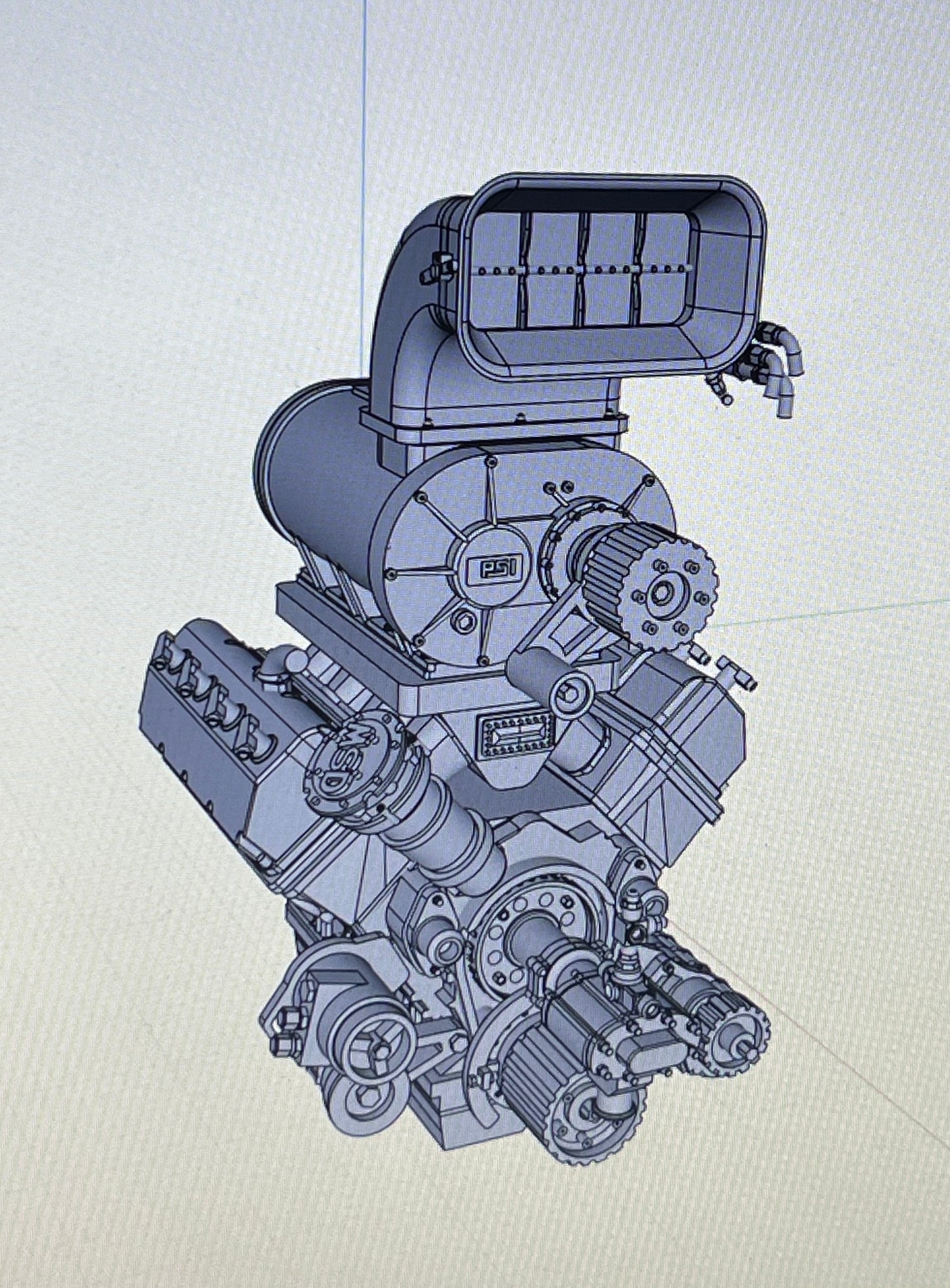 PSI blown Hemi Outlaw drag engine