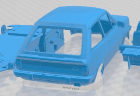 Ford Fiesta mk1 XR2 shell body