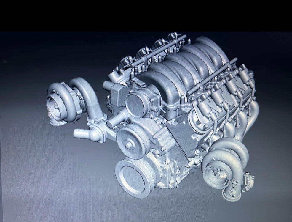 LS3 V8 twin turbo Engine