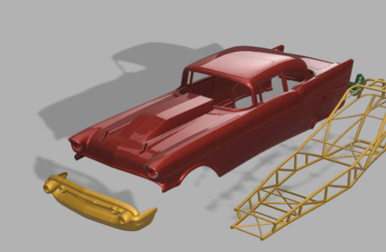 chevy 57 body shell