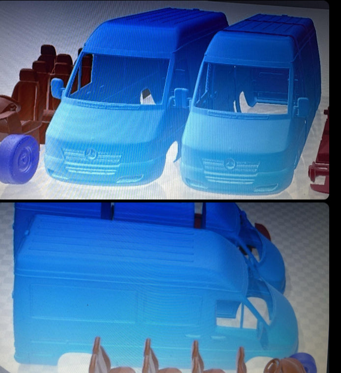 Mercedes Benz sprinter 2000 Van shell body