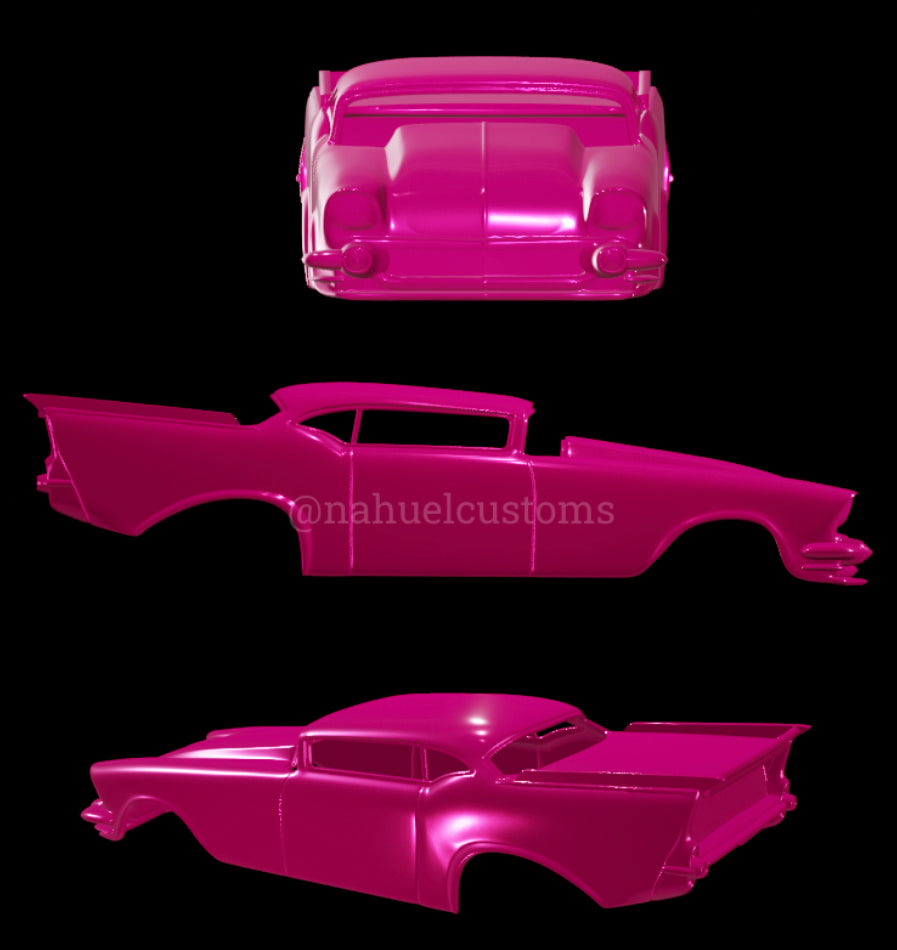 chevy 57 pro mod coupe body shell