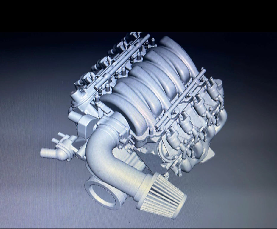 LS3 V8 Engine with air filter