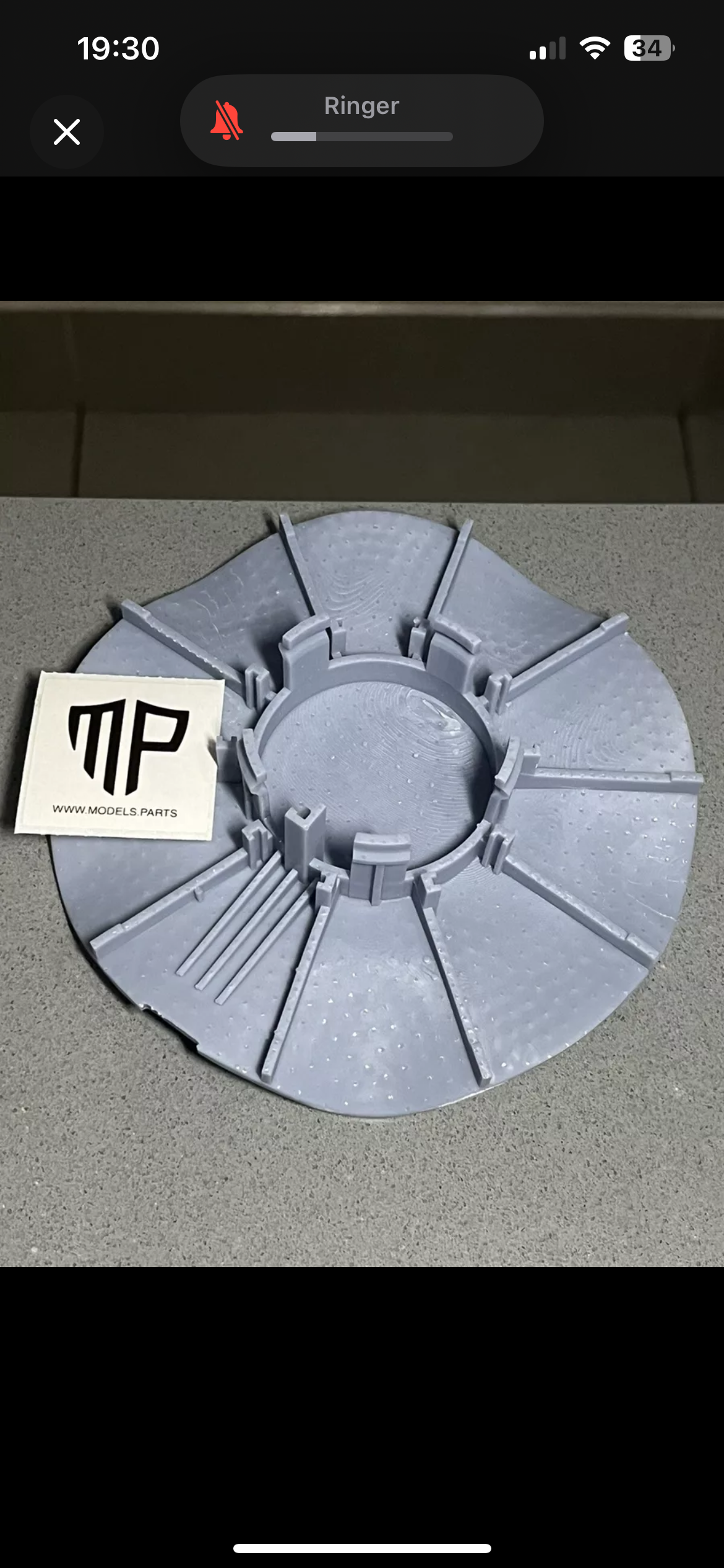 Ford Escort Cosworth Wheel Centre Cap V92-AB-1130-AA resin