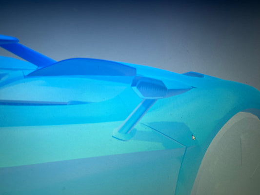 Lamborghini Aventador J mirrors