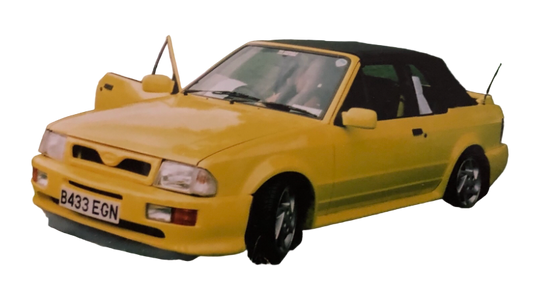 Ford Mk4 Escort Illusion Van with mk5 cosworth bumpers shell body