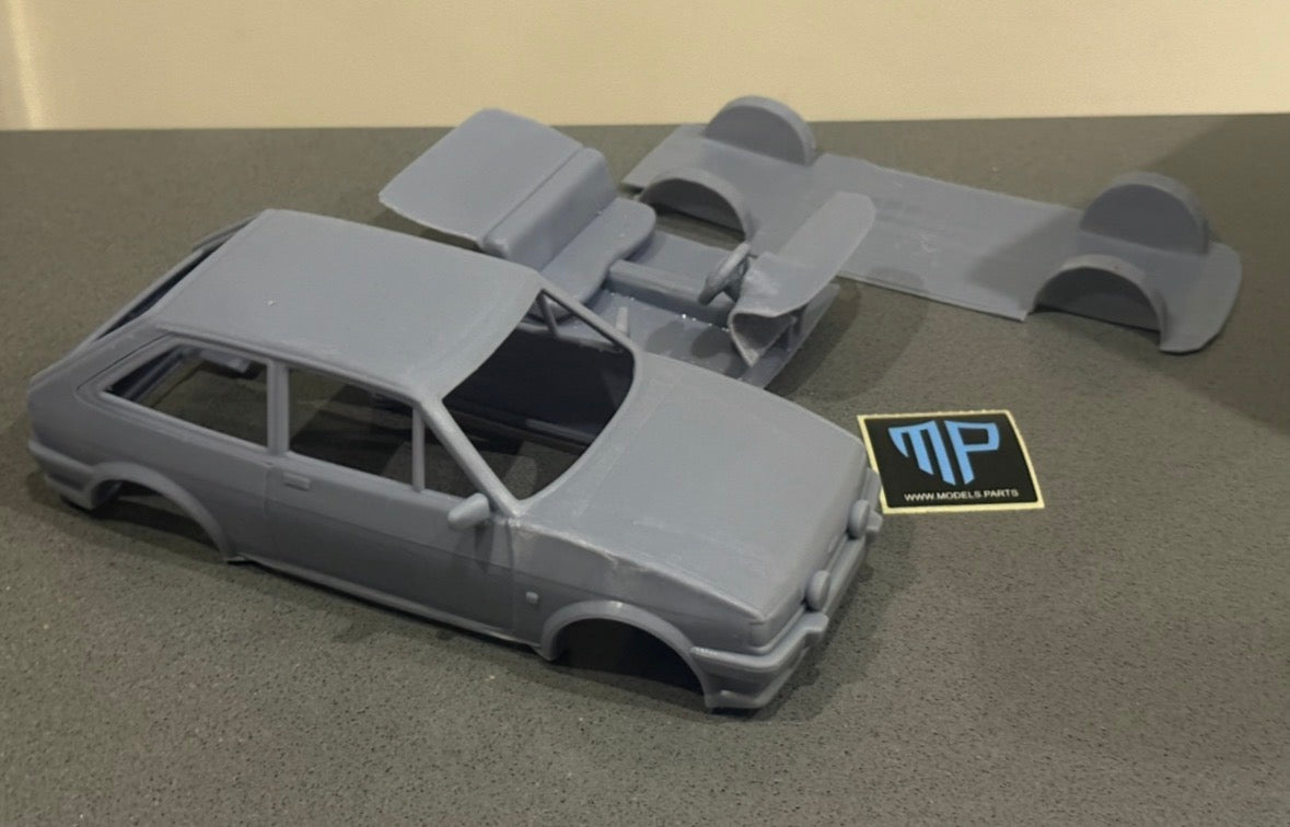 Ford  fiesta mk2 XR2 shell body interior chassis