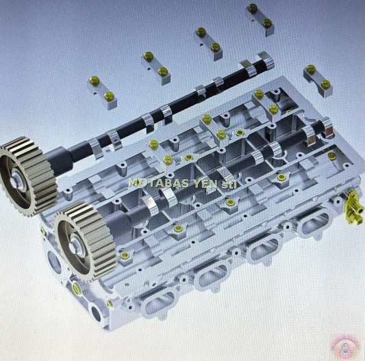 FORD RS COSWORTH hi res cylinder head
