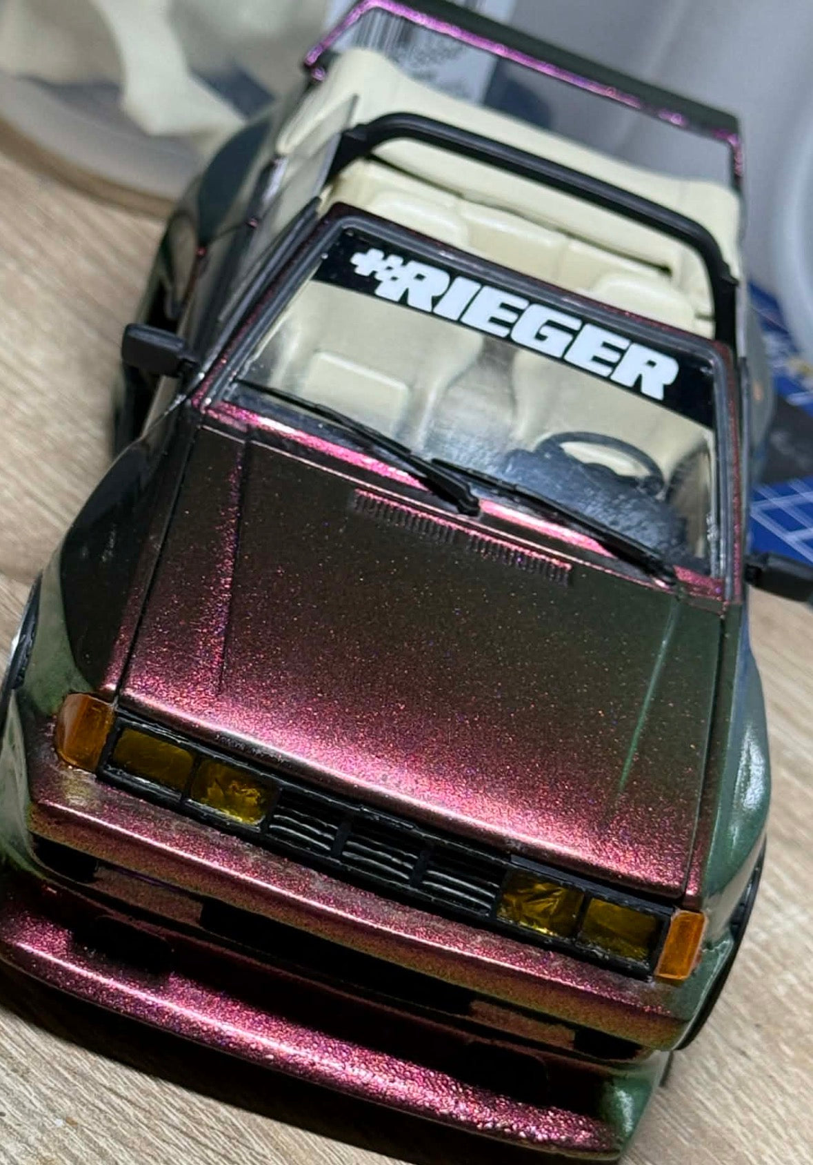 Ford Escort mk3 sunstar Hella Reiger front grille
