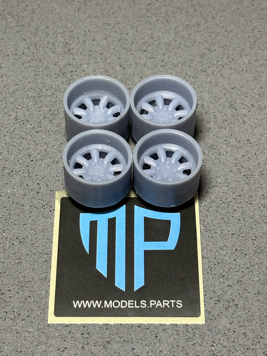 Minilite deepdish staggered wheels