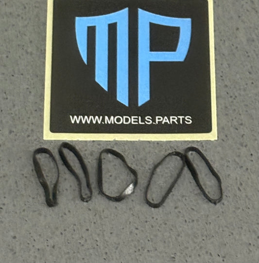 Black rubber engine Belts