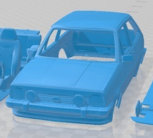 Ford Fiesta mk1 XR2 shell body