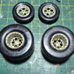 Drag wheels and Hoosier tyres pro mod