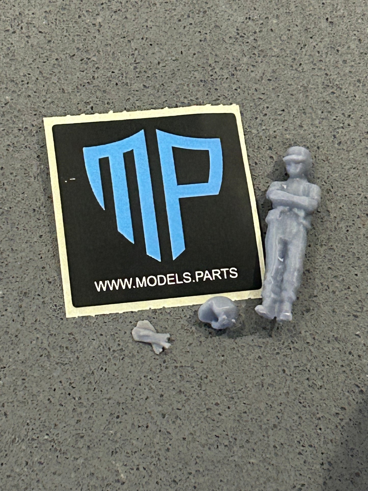 Racing driver Figure with gloves and helmet