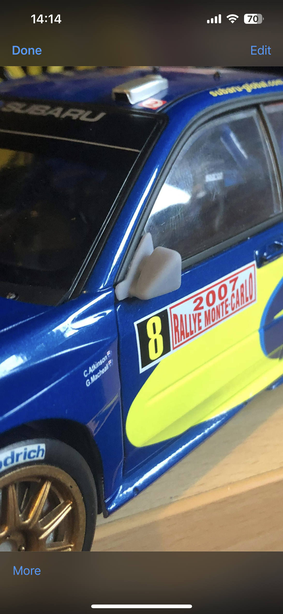 Subaru Impreza STI WRC 2006 mirrors