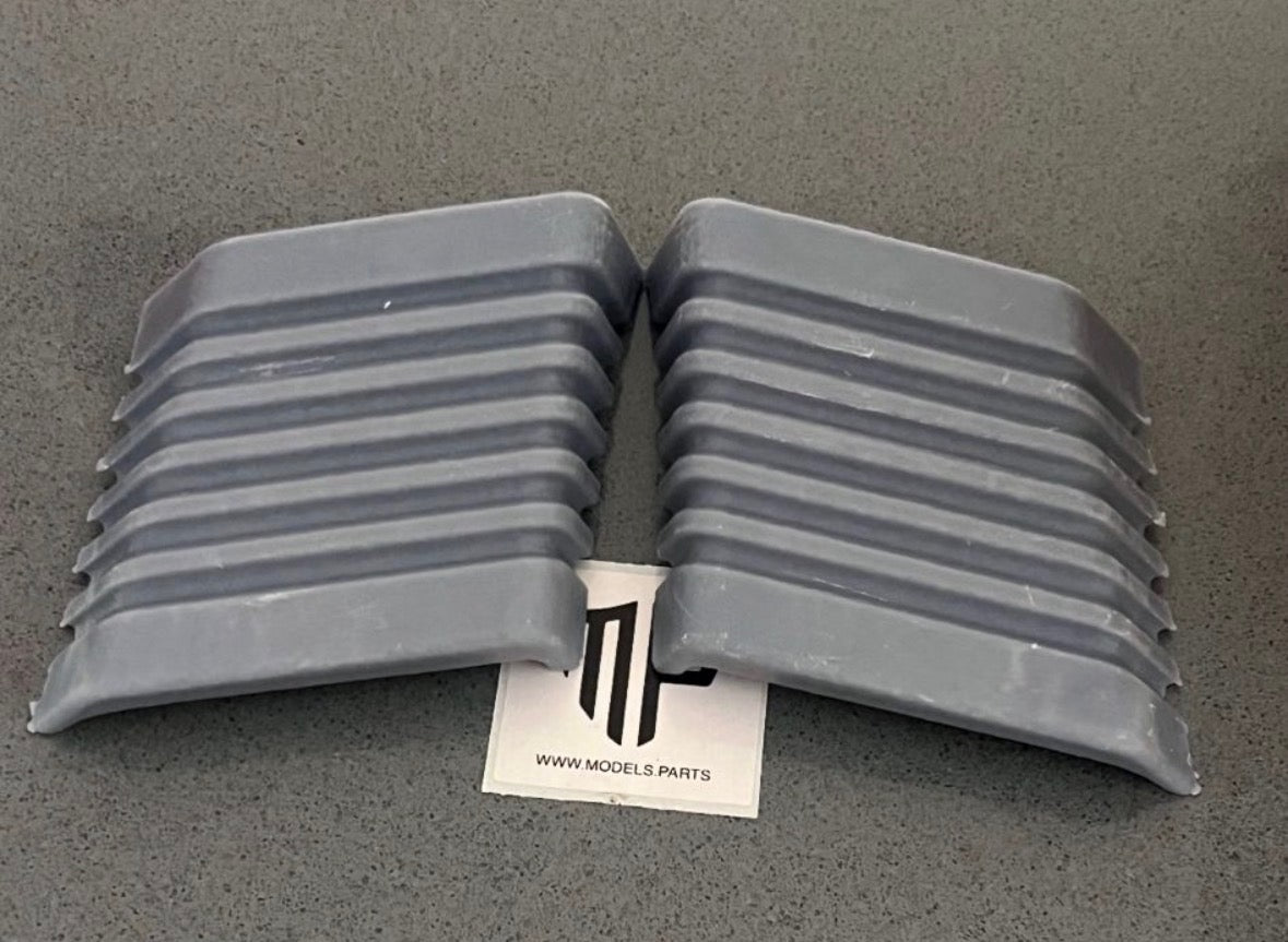 Porsche 911 Tod Rod front bumper bellows, set of 2